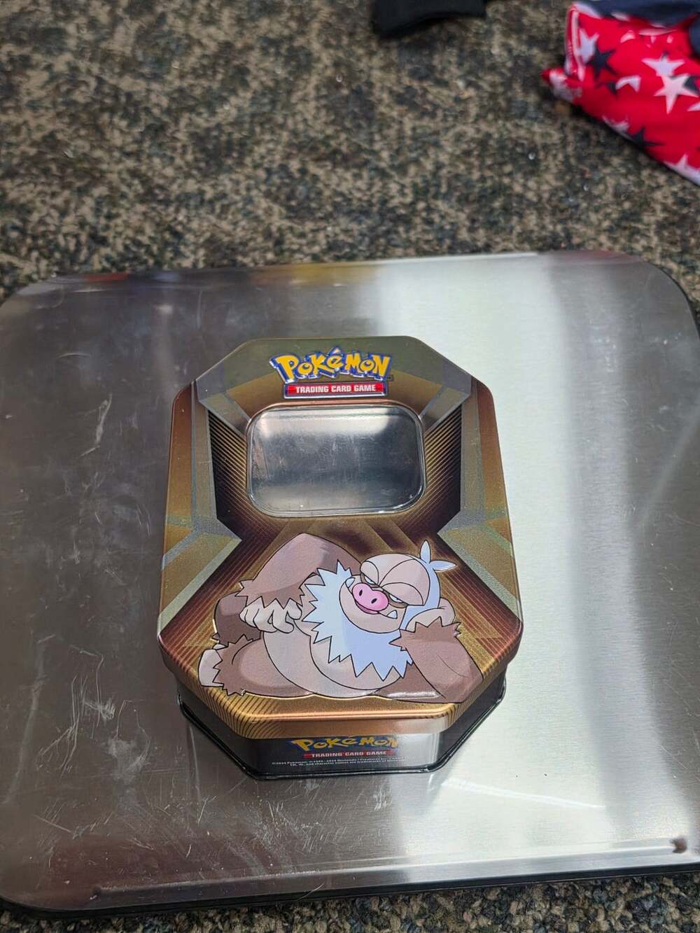 Pokemon TCG Slaking Trading Card Game Tin